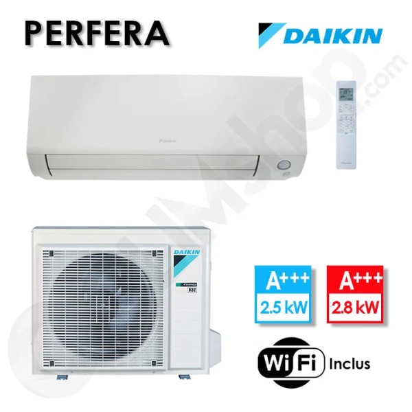 Pack Quadri-split Daikin 4MXM68A + 4× FTXM25R Perfera Premium (T5 / Maison 100 m²)