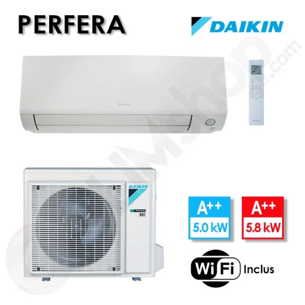 Pack Quadri-split Daikin 4MXM68A + 4× FTXM25R Perfera Premium (T5 / Maison 100 m²)
