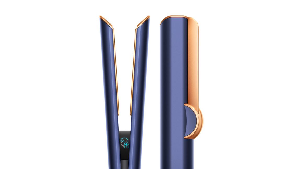 Dyson Airstrait — Lisseur Sans Plaques Édition Bleu de Prusse & Cuivre