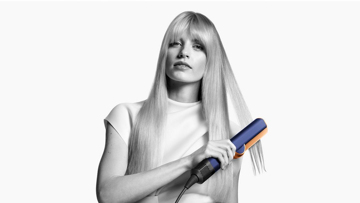 Dyson Airstrait — Lisseur Sans Plaques Édition Bleu de Prusse & Cuivre