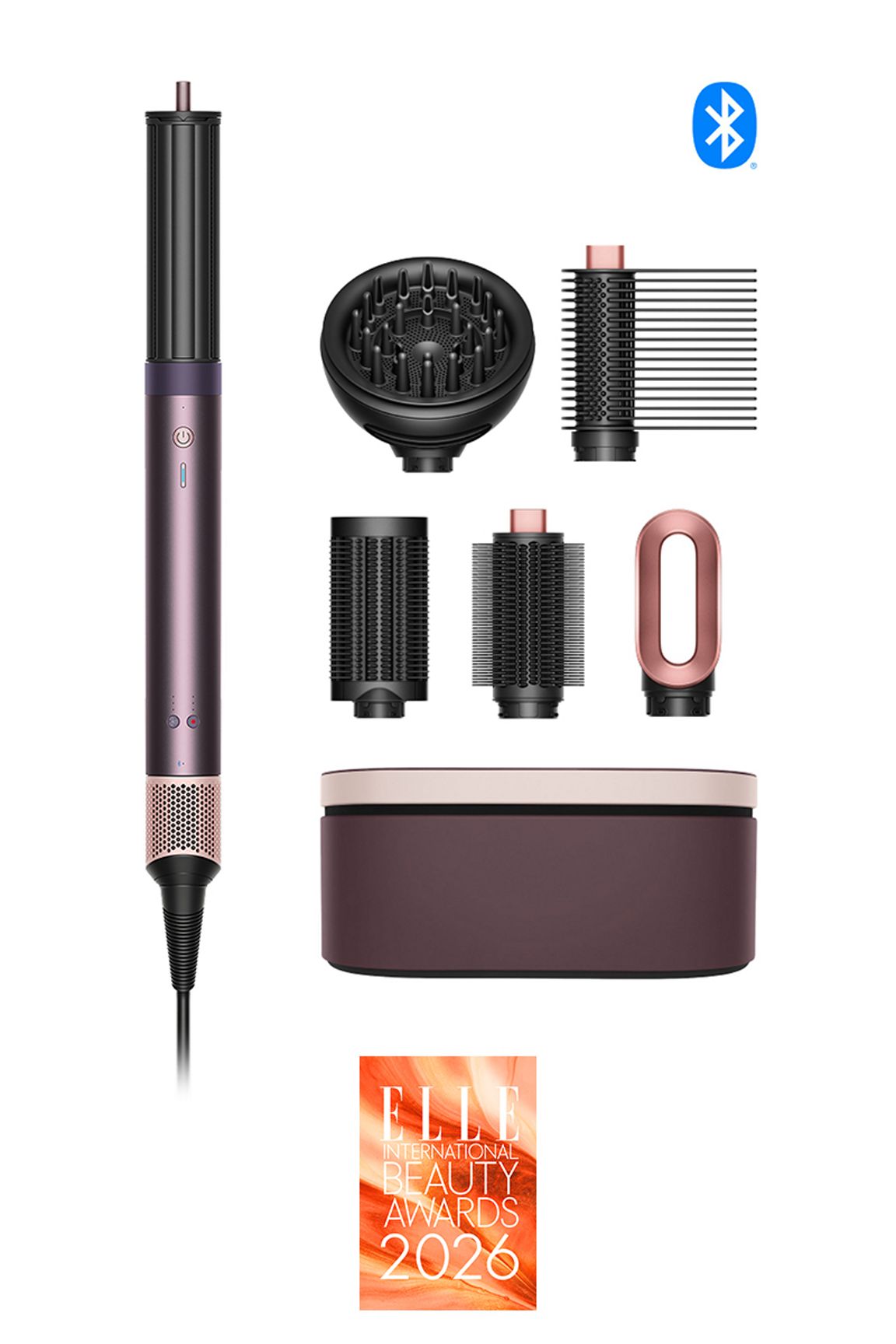 Dyson Airwrap Coanda 2x — Multi-coiffant Édition Jaspe & Fleur de Prunier (Boucles & Frisés)