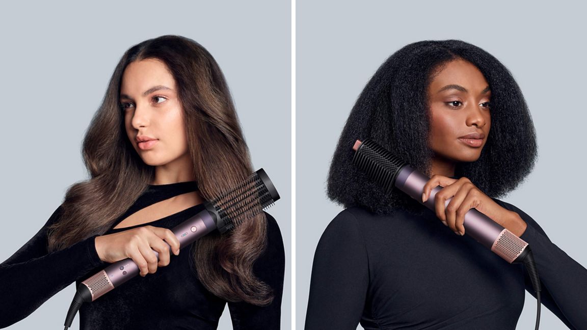 Dyson Airwrap Coanda 2x — Multi-coiffant Édition Jaspe & Fleur de Prunier (Boucles & Frisés)