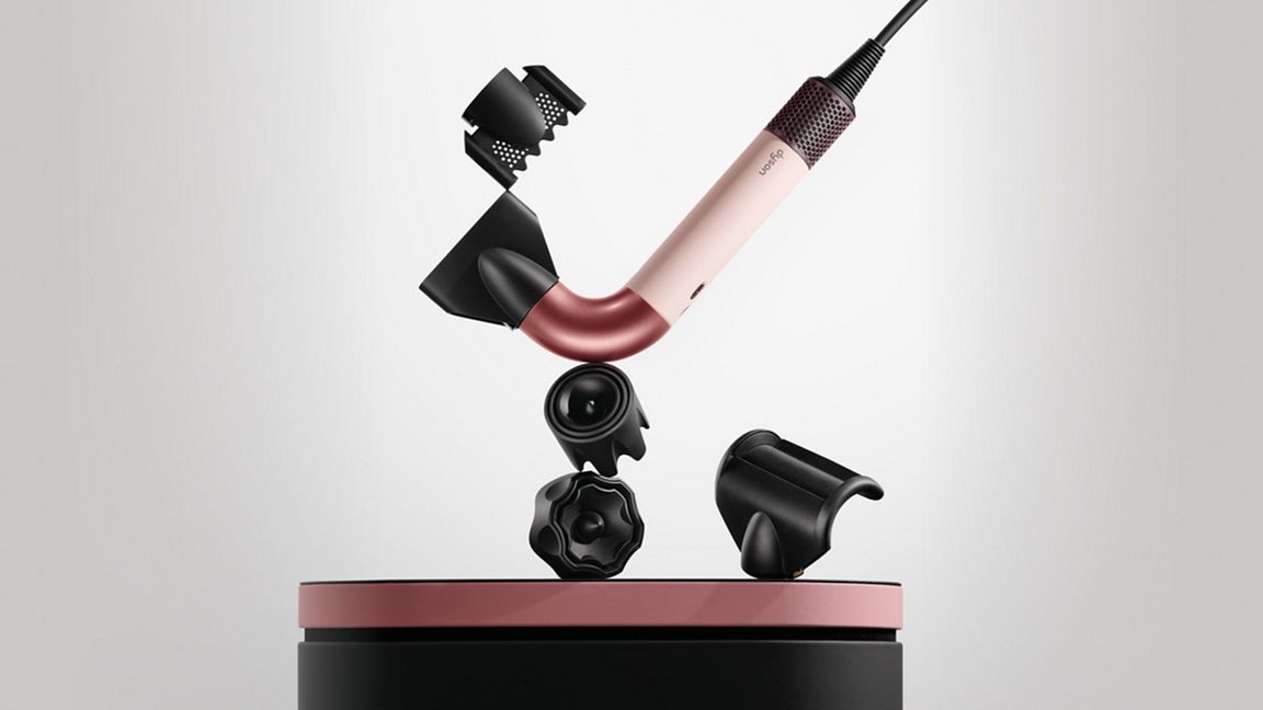 Dyson Supersonic R — Sèche-cheveux Édition Rose Céramique (Cheveux Raides & Lisses)
