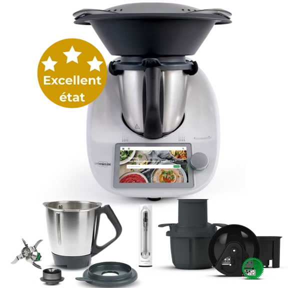 Vorwerk Thermomix TM7 — Robot Cuiseur Multifonction Nouvelle Génération · Écran 10"