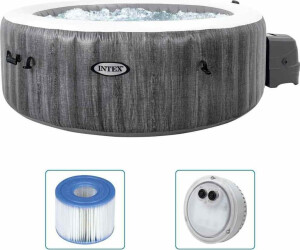 Spa gonflable Intex Greywood Deluxe Ø196 cm — 6 places · 140 jets · WiFi