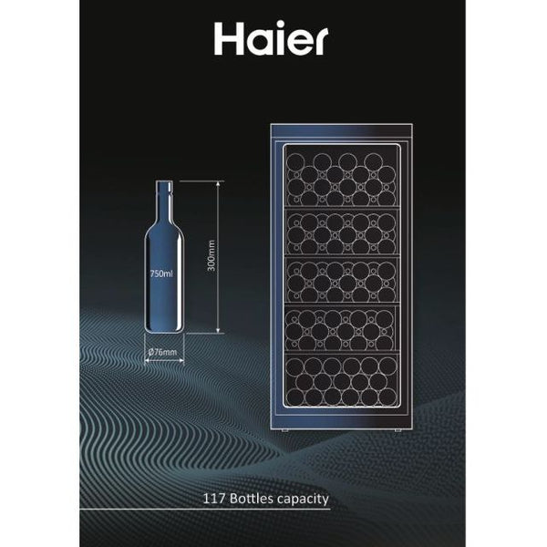 Haier WS120GA Wine Bank 60 — Cave de Vieillissement · 117 Bouteilles · Mono-Zone Silencieuse
