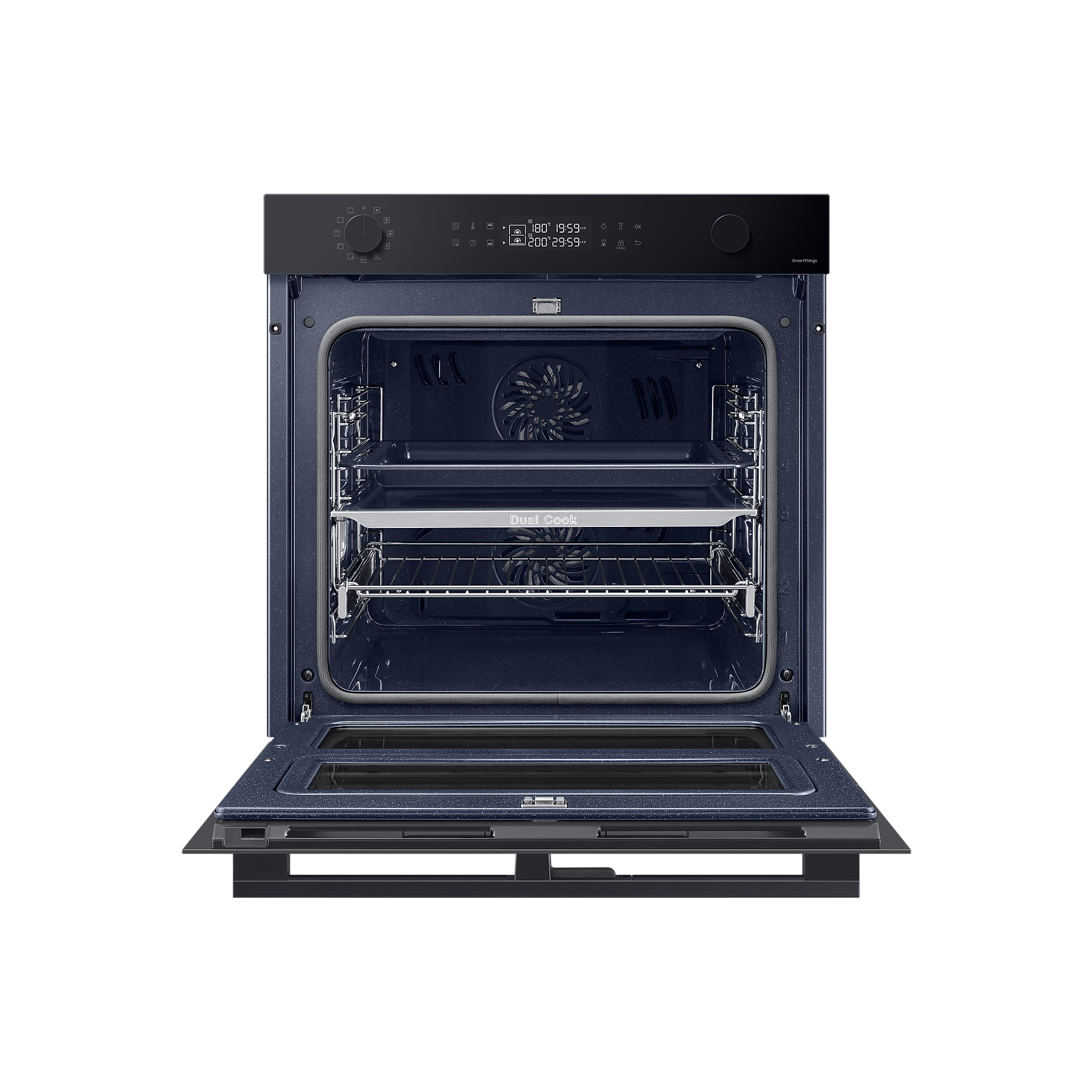 Samsung NV7B4550VAK BESPOKE — Four Encastrable Pyrolyse 76L · Dual Cook Flex™ · Vapeur · WiFi
