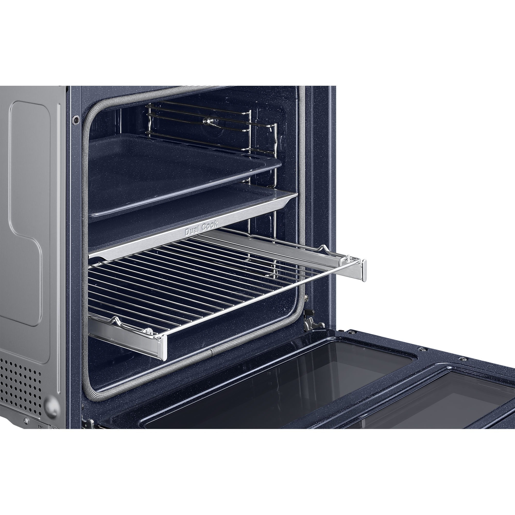 Samsung NV7B4550VAK BESPOKE — Four Encastrable Pyrolyse 76L · Dual Cook Flex™ · Vapeur · WiFi