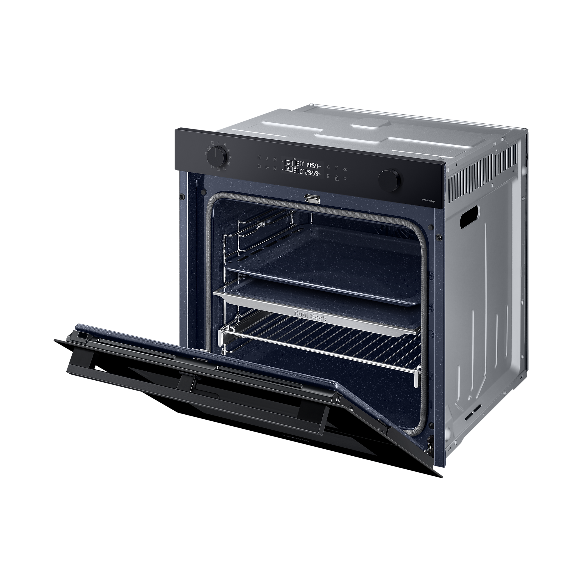 Samsung NV7B4550VAK BESPOKE — Four Encastrable Pyrolyse 76L · Dual Cook Flex™ · Vapeur · WiFi