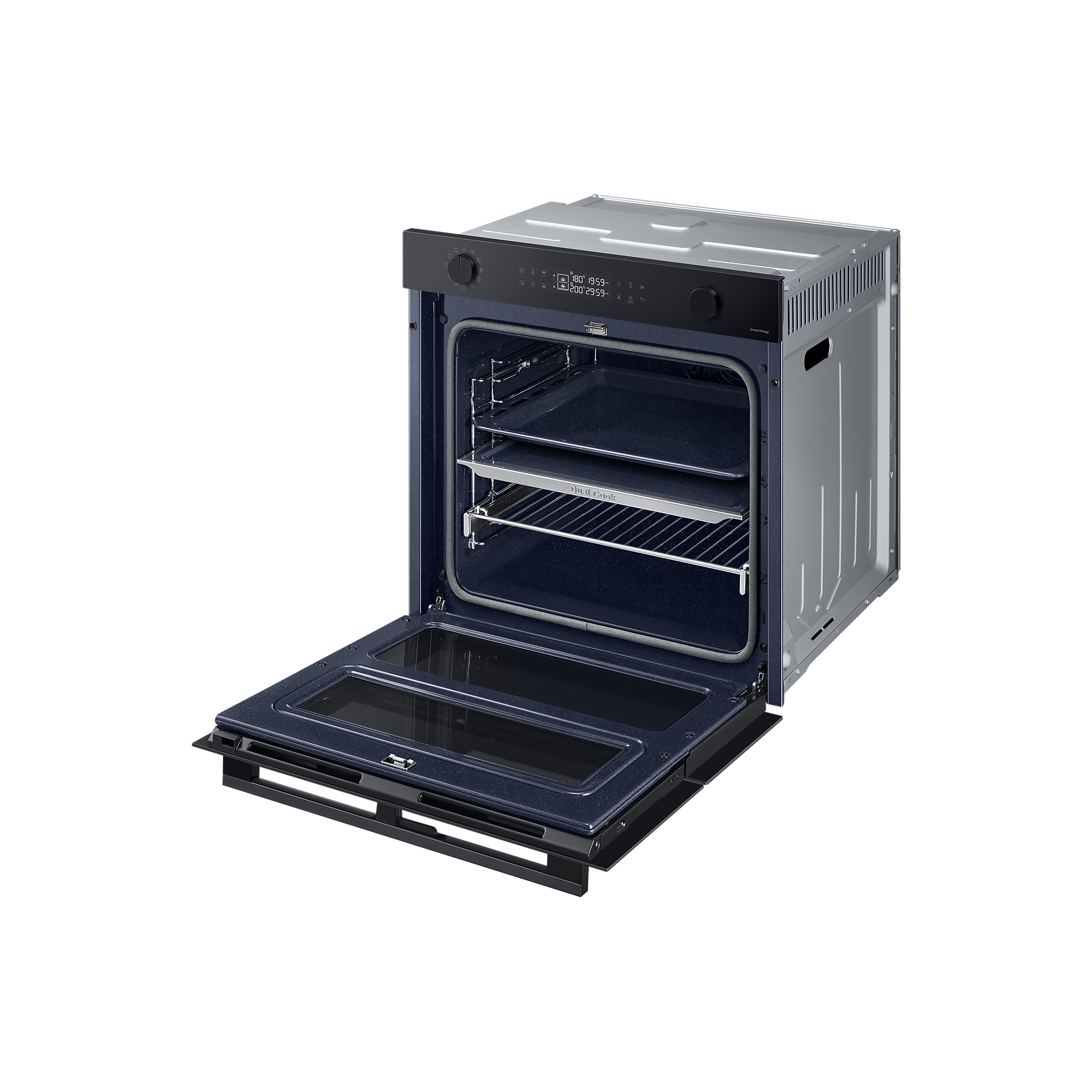 Samsung NV7B4550VAK BESPOKE — Four Encastrable Pyrolyse 76L · Dual Cook Flex™ · Vapeur · WiFi