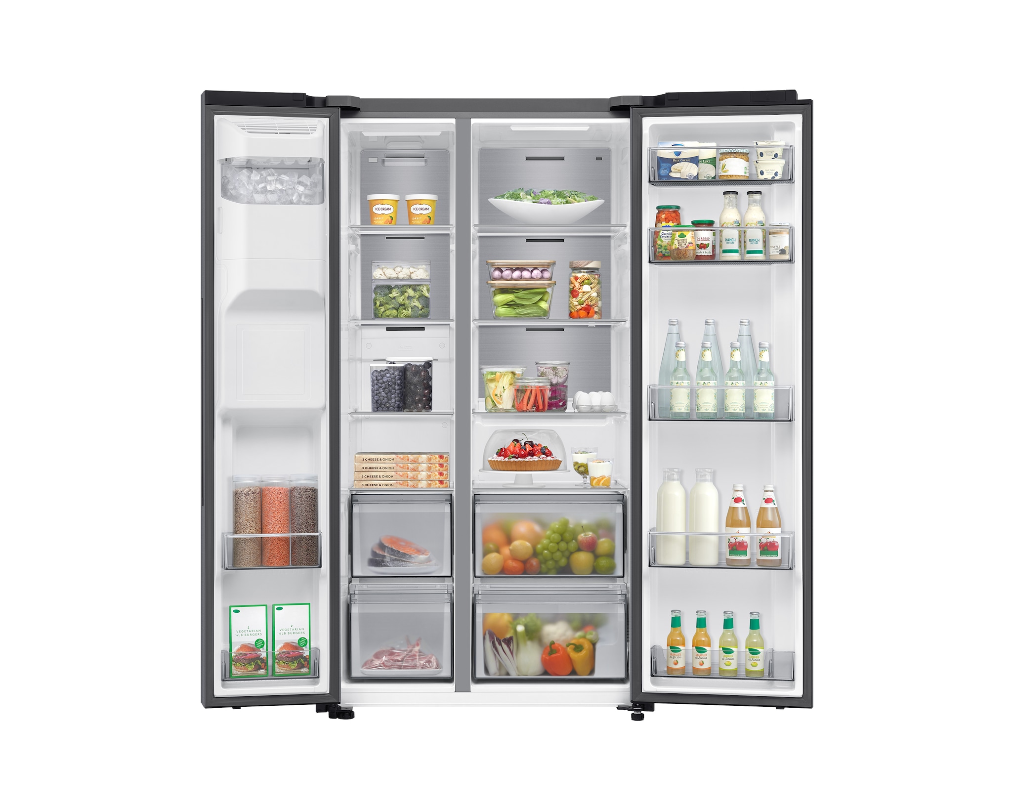 Samsung RS70F64KETEF BESPOKE AI Energy — Réfrigérateur Américain 640L · SmartThings · SpaceMax™ · Twin Cooling Plus · Platinum Inox