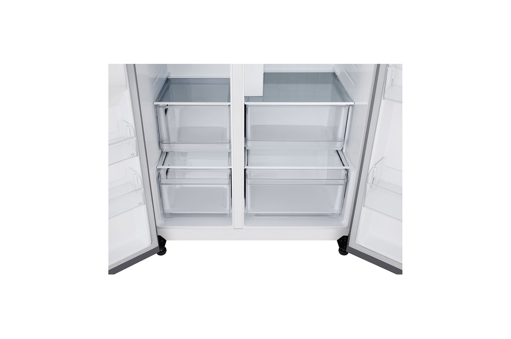 LG GSJC40PYP — Réfrigérateur Américain 638L · Door Cooling+ · LinearCooling ±0,5°C · ThinQ WiFi · Silver