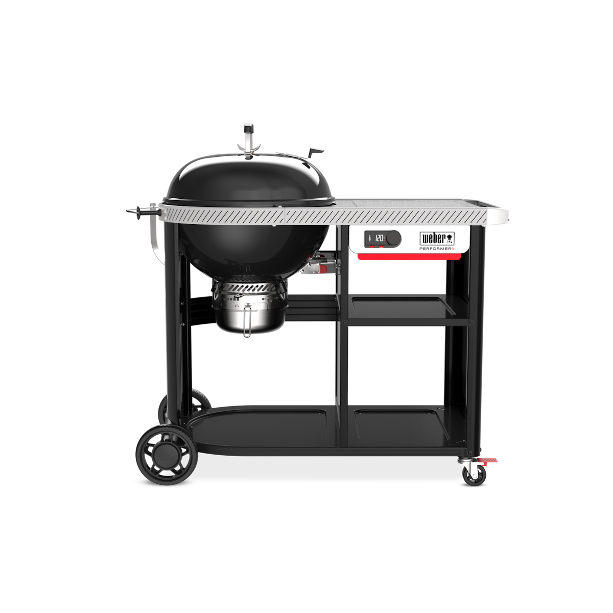 Weber Performer Premium Smart — Barbecue Charbon Connecté Ø 57 cm avec Kit Cuisson